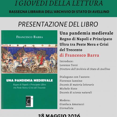  Francesco Barra presenta "Una pandemia medievale" 