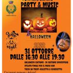 Locandina "Halloween party & music"