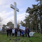 La croce sulla sommità del Monte Molara 