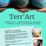 Locandina "Terr'Art - Laboratorio di Ceramica Raku"