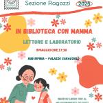 locandina festa della mamma biblioteca 
