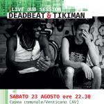 Deadbeat & Tikiman live dub session del MAPUFF 2025